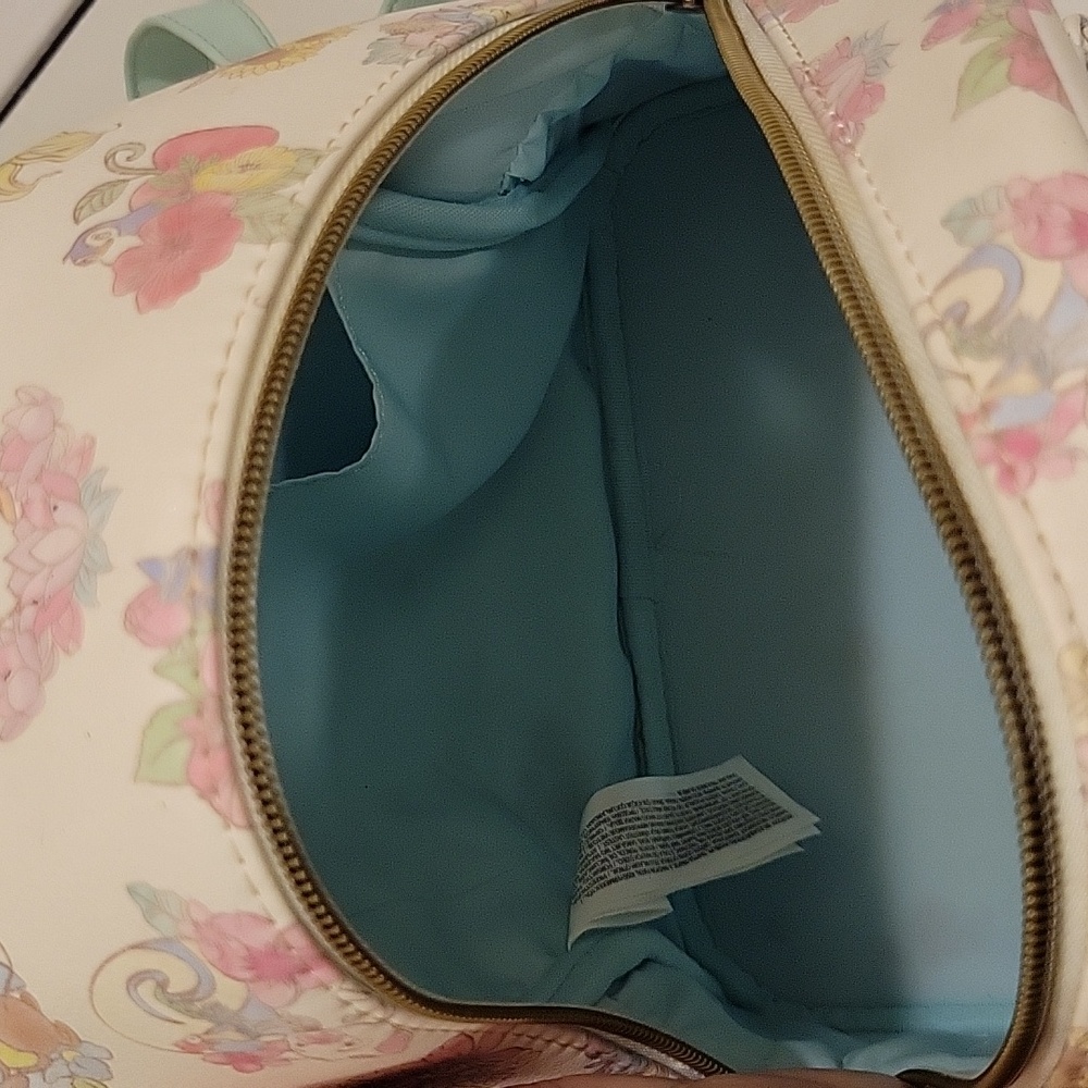 Loungefly Disney Sidekicks Backpack and Wallet - White and Mint - Picture 8 of 11